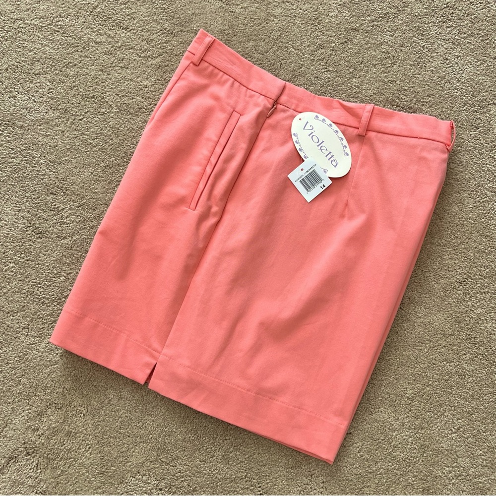 Violetta (boutique) Peachy Coral Shorts - Picture 5 of 8